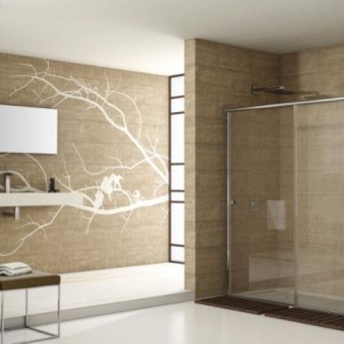 Mampara corredera  dutxa