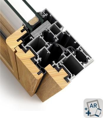 Corazón Galicia Aluminio Madera